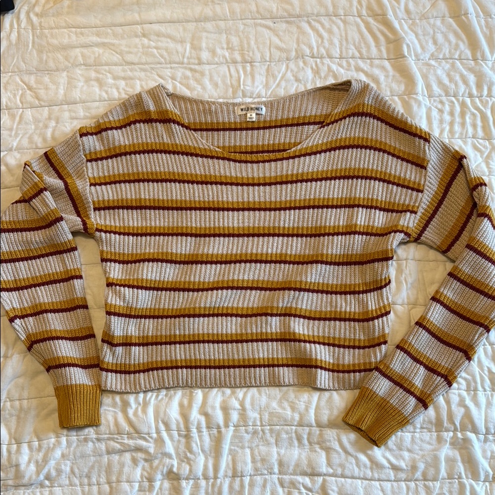 Striped Knit Sweater